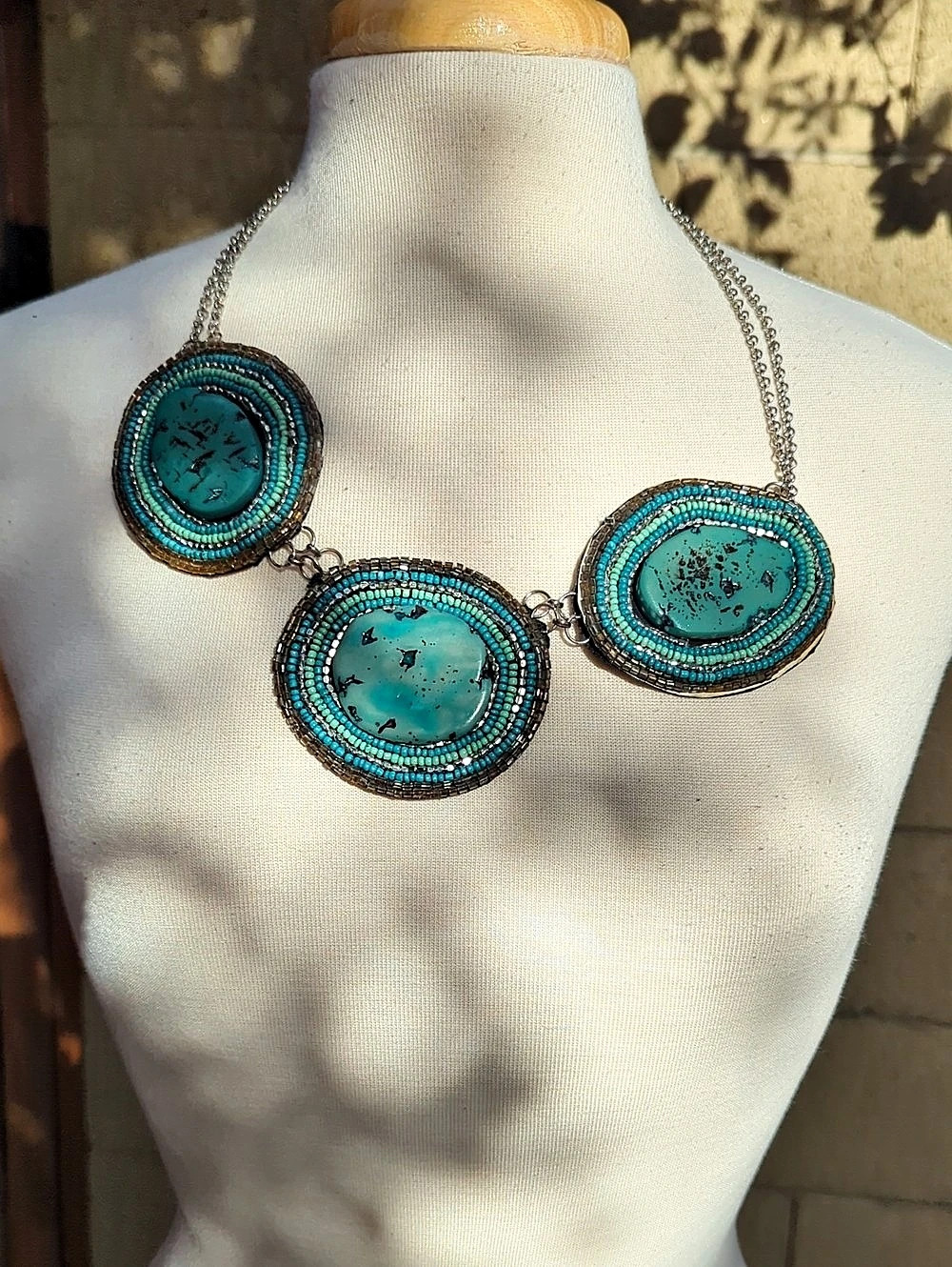 Chico's Turquoise Pendant Necklace
